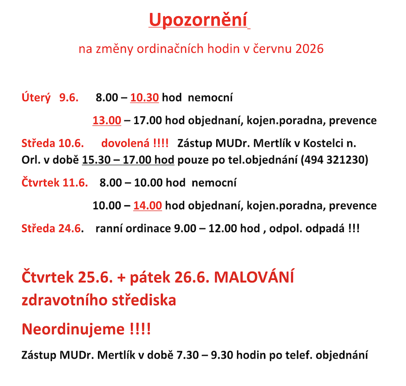 změny
