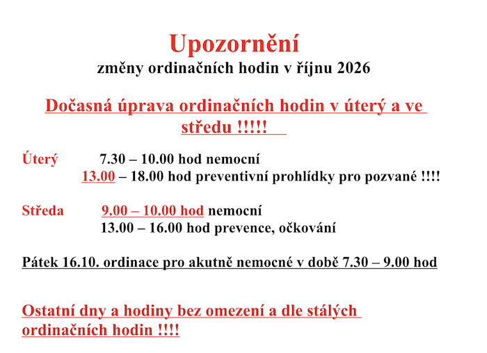 změny